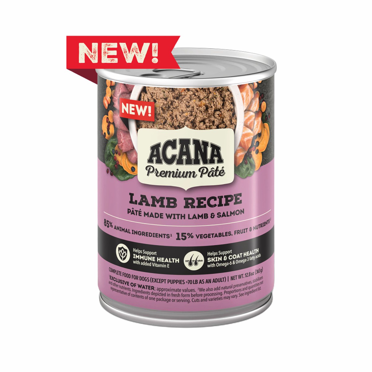12.8oz*12 Acana ACANA PREMIUM PÂTÉ™, Lamb Grain Free Wet Dog Food | 769281RQG