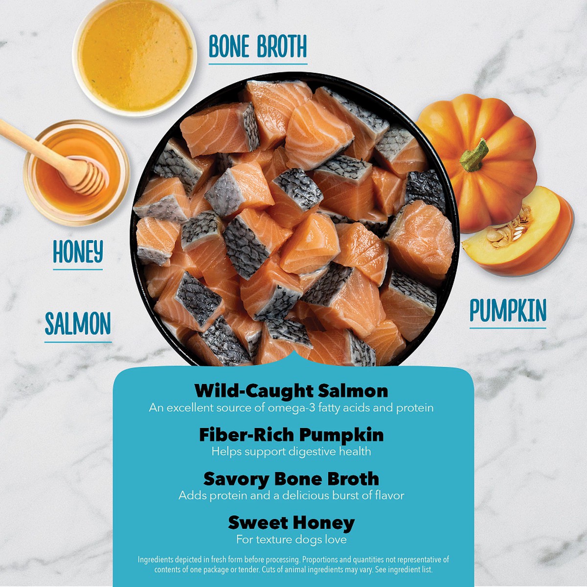 4oz Acana Chewy Strips, Salmon Grain Free Dog Food Soft & Chewy Treats | 316420CUP